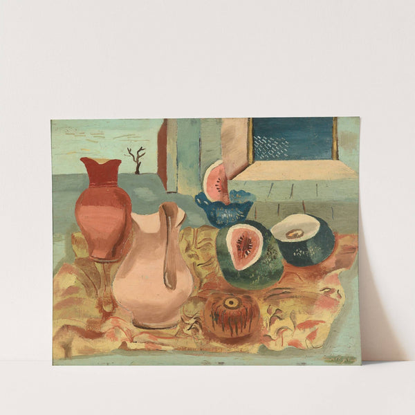 Cut melons (circa 1931) by Frances Hodgkins