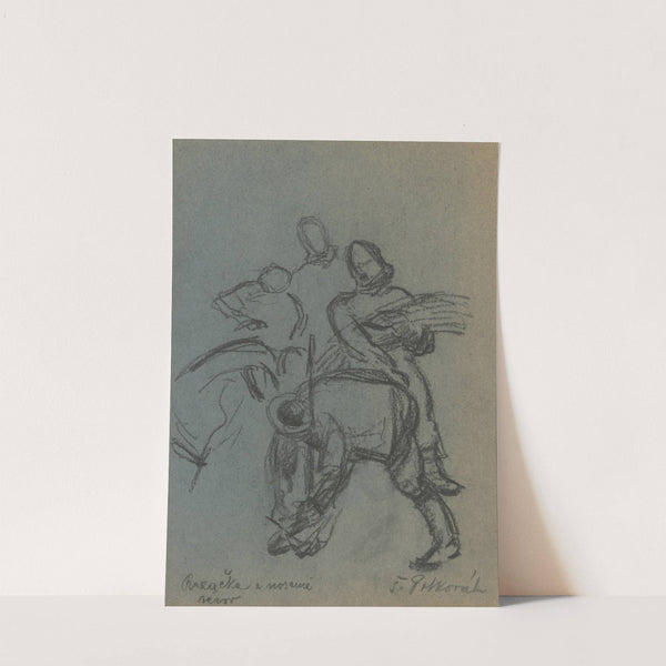 Cutter and Carrying Grapevines by Štefan Polkoráb