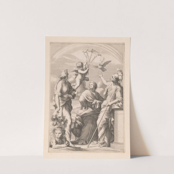 Cybele, Juno and Minerva by Francois de Poilly