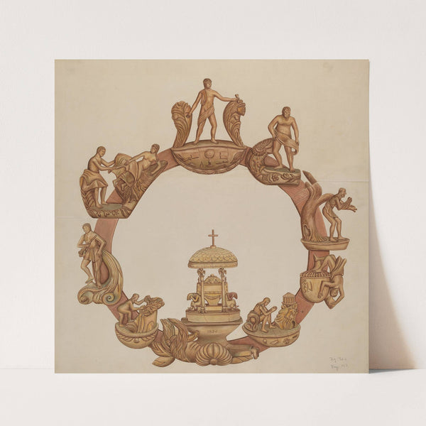 Cycle of Life Carving by Al Curry