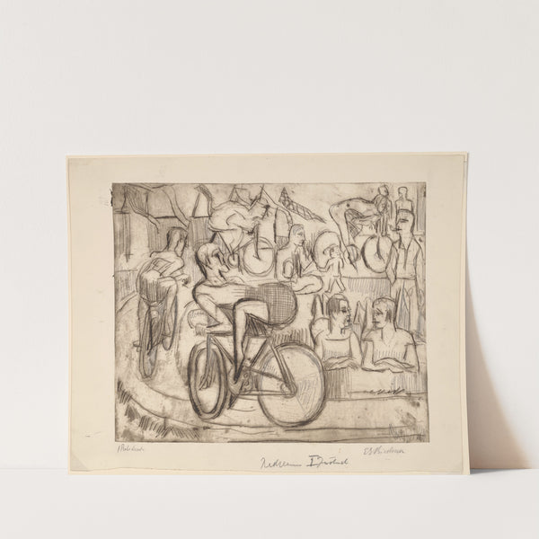 Cycle Race (1926) by Ernst Ludwig Kirchner