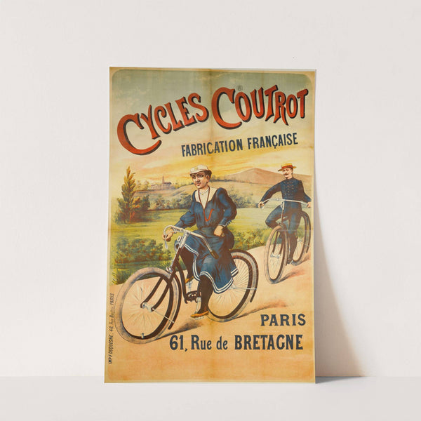 Cycles Coutrot Fabrication Francaise (1880-1890) by Imp. F. Duquesne