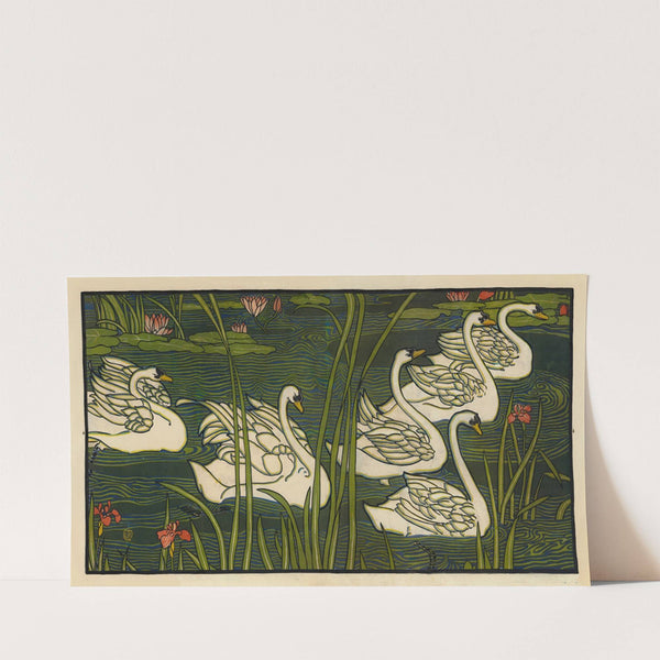 Cygnes (1897) by Louis Rhead