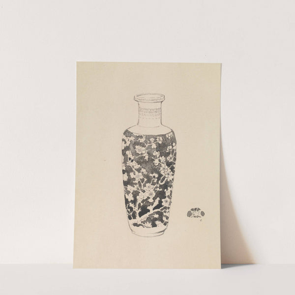 Cylindrical vase with thick neck (1876) by James Abbott McNeill Whistler