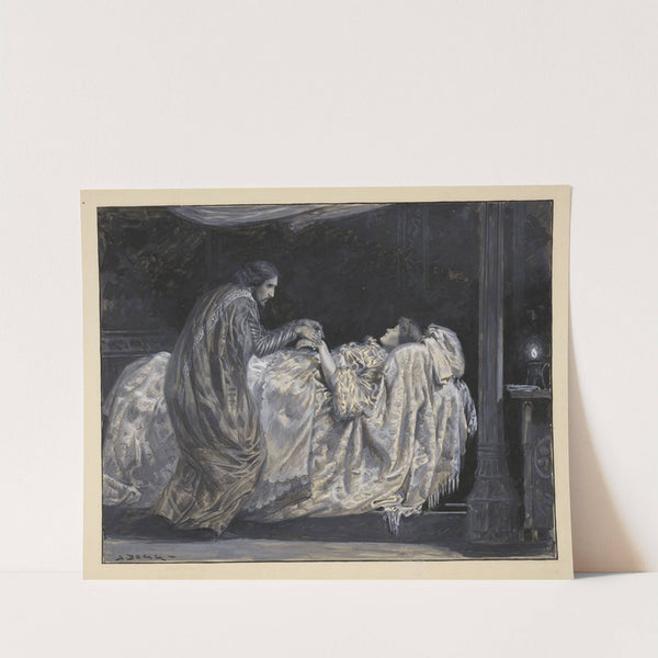 Cymbeline, act II, scene II’ .O, sleep thou ape of death, lie dull upon her!’ (1896) by Samuel Begg