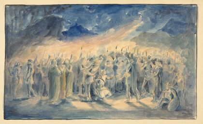 Cymbeline; Act V, Scene V (1890s)