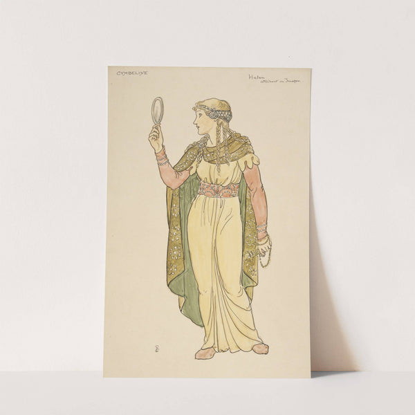 Cymbeline; Helen, attendant on Imogen (1890s) by Walford Graham Robertson