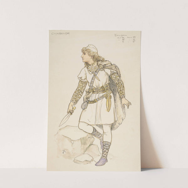 Cymbeline; Imogen Act III Scene VI (1890s) by Walford Graham Robertson