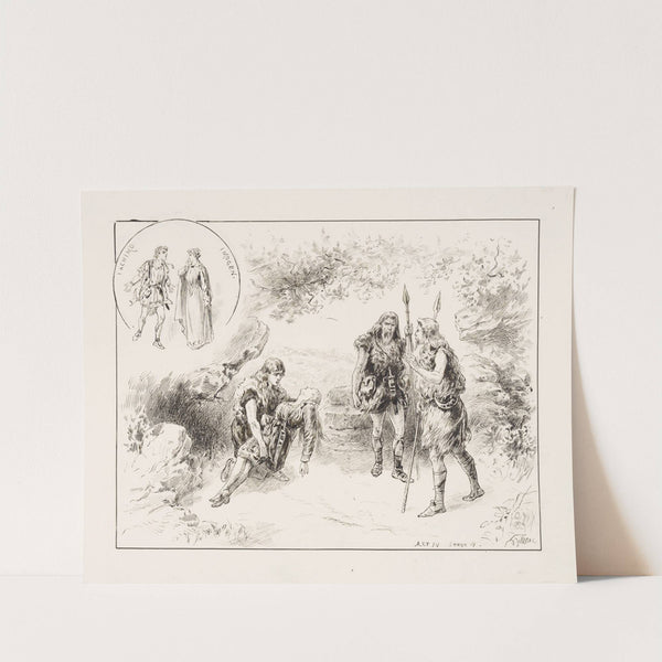 Cymbeline, IV, 4, by the Irving A.D.C., February 11, 1893 (1893) by John Jellicoe