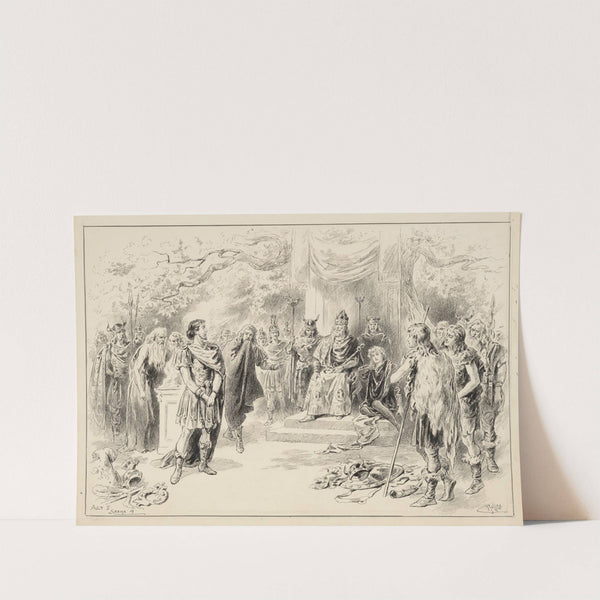 Cymbeline, V, 4, Lyceum Theatre, October 3, 1896 (1896) by John Jellicoe