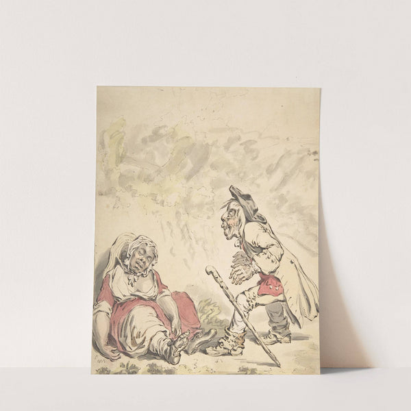 Cymon and Iphigenia by James Gillray