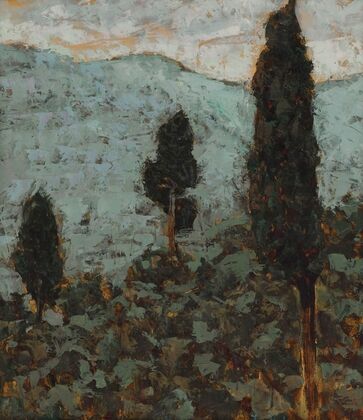 Cypresses under the Mountain (1931)