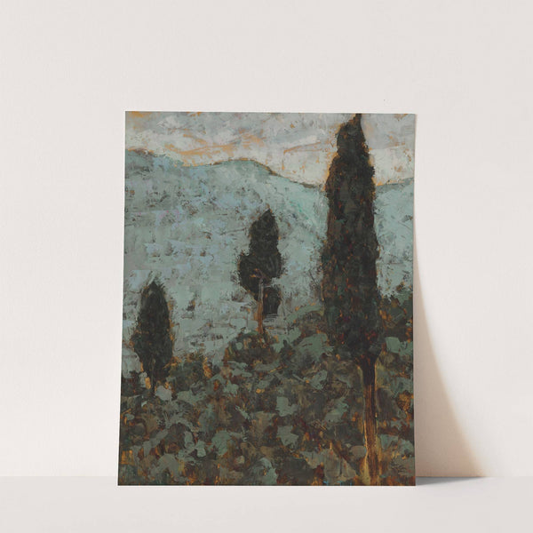 Cypresses under the Mountain (1931) by Jan Bohuszewicz