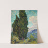 Cypresses (1889) by Vincent van Gogh