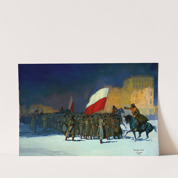 Czechoslovakian Army Entering Vladivostok, Siberia, in 1918 by George Luks