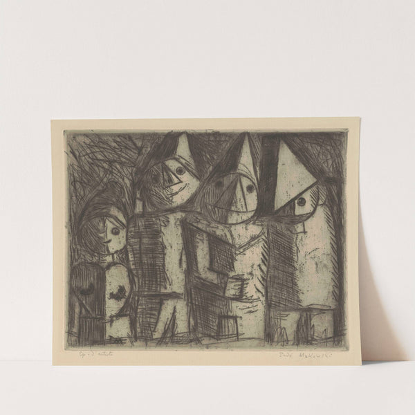 Czworo dzieci (1931) by Tadeusz Makowski