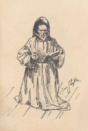 Czytający mnich (1896)