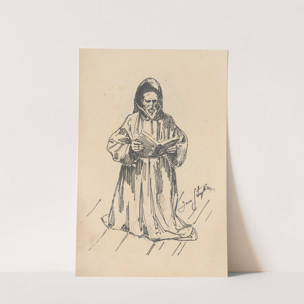 Czytający mnich (1896) by Jan Styka