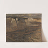 Dachauer Landschaft mit weißem Felsen (1900) by Adolf Hölzel