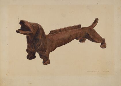 Dachsund Foot Scraper