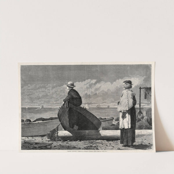 ‘Dad’s Coming!’ (1873) by Winslow Homer