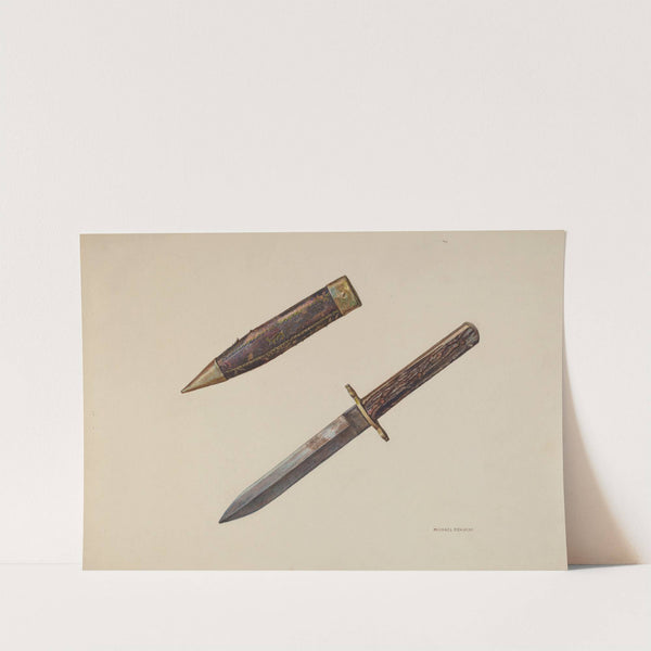 Dagger and Sheath by Michael Rekucki