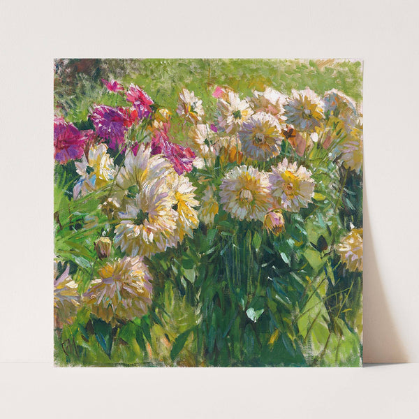 Dahlias by Carl Moll