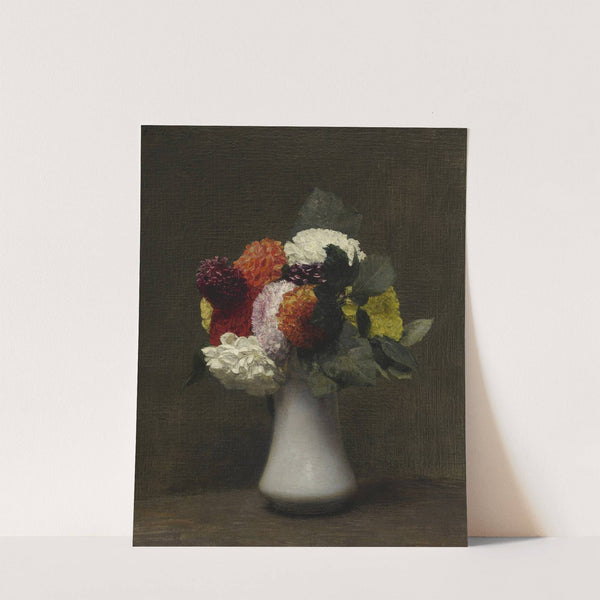 Dahlias by Henri Fantin-Latour