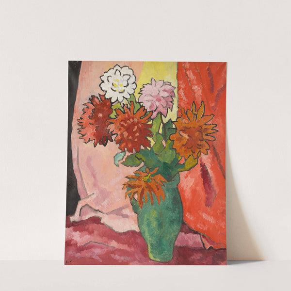 Dahlias, cruche verte (circa 1942) by Louis Valtat