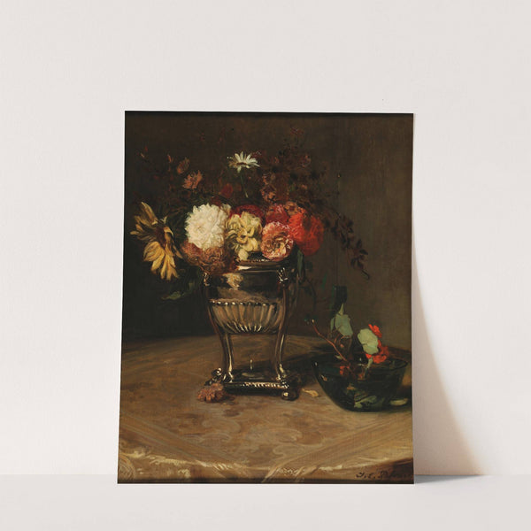 Dahlias et capucines à l’urne d’argent (before 1906) by Jacques-Émile Blanche