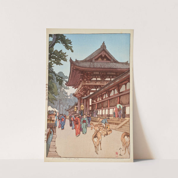 Daibutsu sanmon (1940) by Yoshida Hiroshi