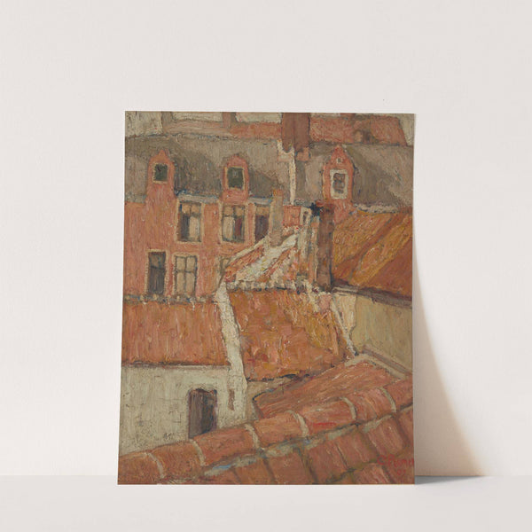 Daken te Oostende (1907) by Constant Permeke