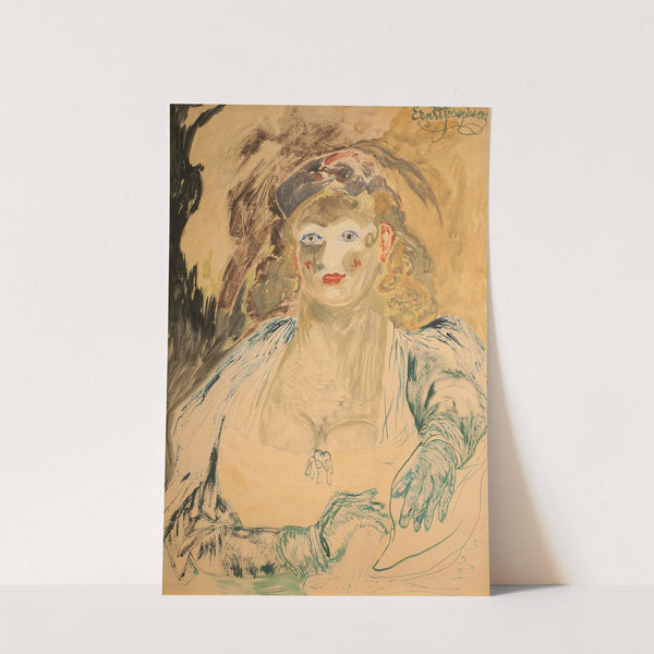 Dam i teaterloge (1925) by Ernst Josephson