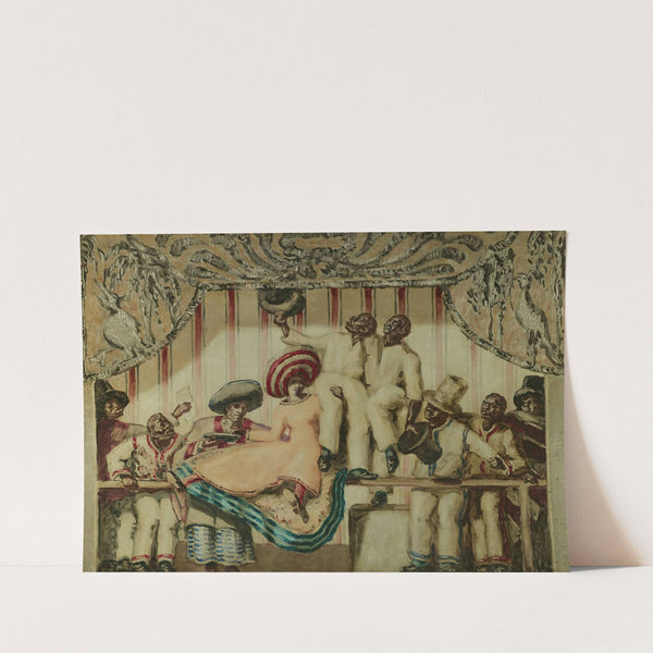 Dama Sentada Sobre Barandilla (On The Balcony) by José María Sert