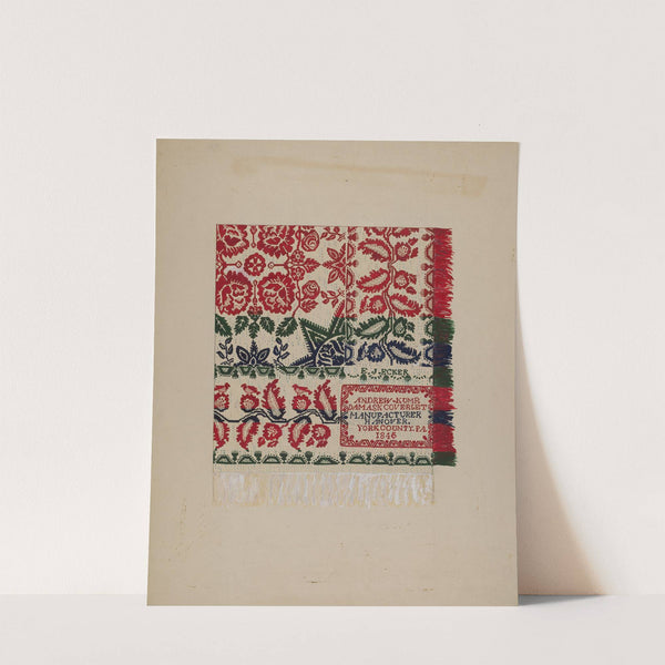 Damask Coverlet by Katherine Hastings