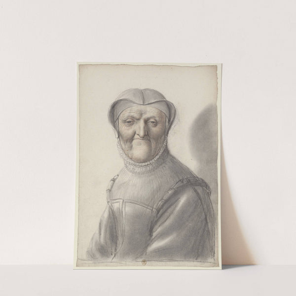 Dame âgée, de face, coiffée d’un attifet by Nicolas Lagneau