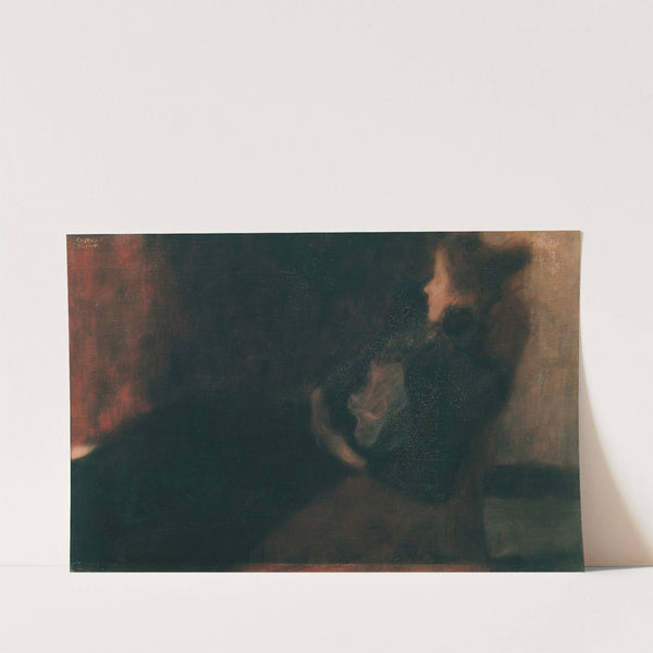 Dame am Kamin by Gustav Klimt