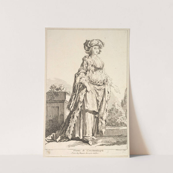 Dame de Constantinople, plate 5 (18th century) by François Boucher