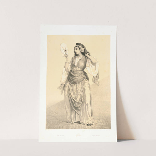 Dame du Caire, A Lady of Cairo (1851) by Alexandre Bida