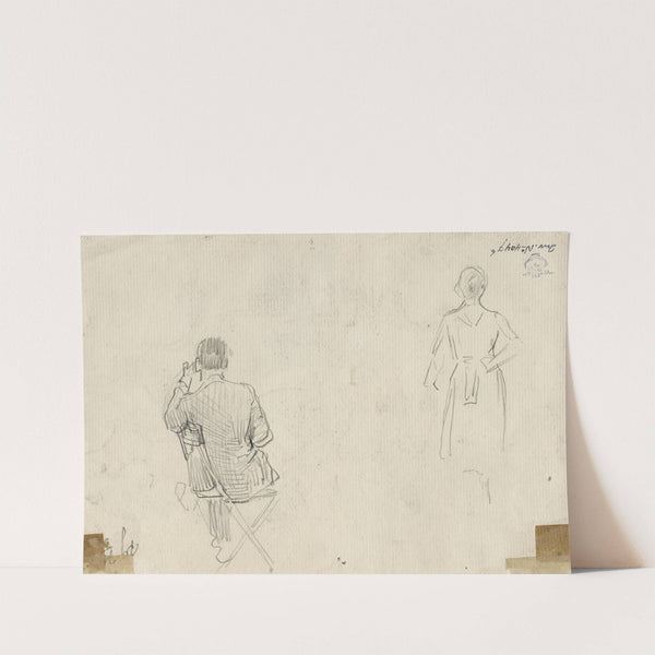 Dame en heer by Nicolaas van der Waay