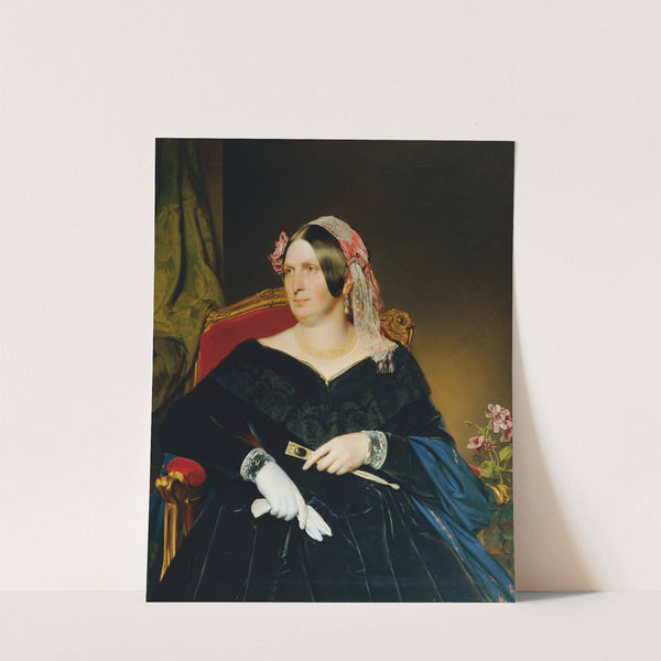 Dame im Lehnstuhl by Franz Eybl