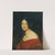 Dame in indischrotem Kleid by Joseph Hasslwander