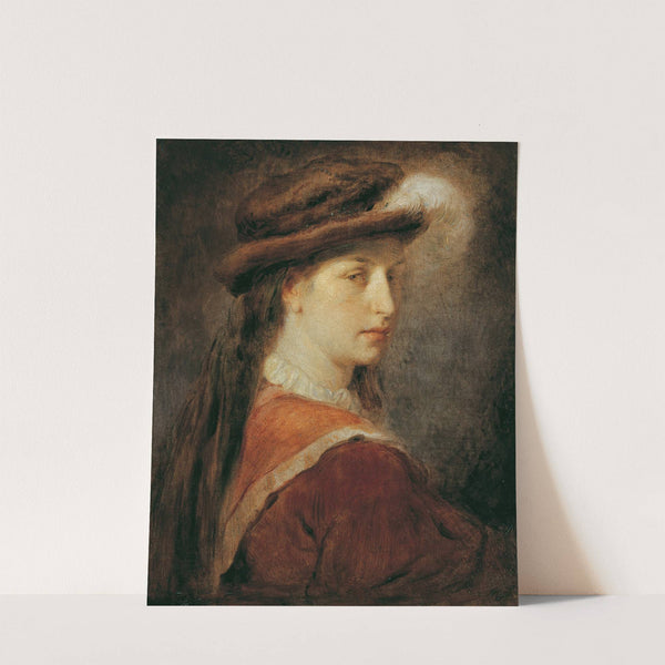 Dame Mit Federhut by Hans Canon