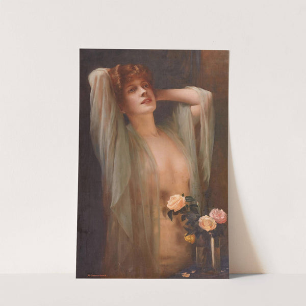 Dame mit Schleier by Max Nonnenbruch