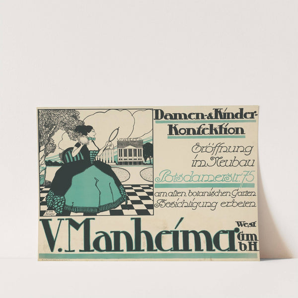 Damen- und Kinder-Konfektion. V. Manheimer (1908 - 1913) by E. Leo Stahl