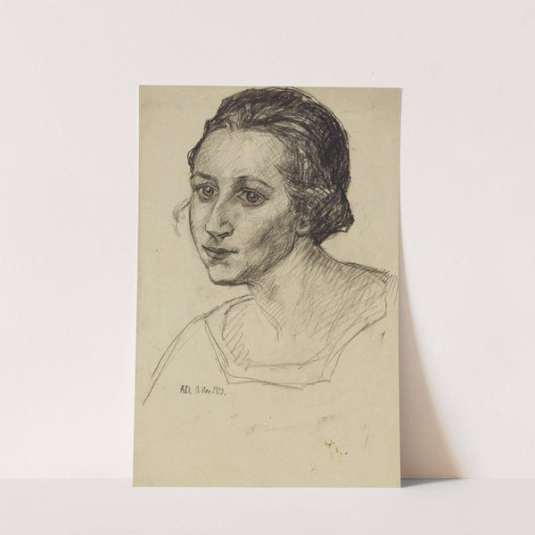 Damenbildnis by Anny Dollschein