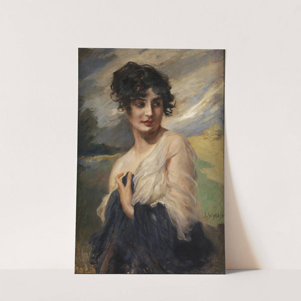 Damenbildnis by Leopold Schmutzler