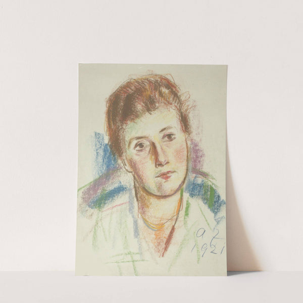 Damenbildnis by Anton Faistauer