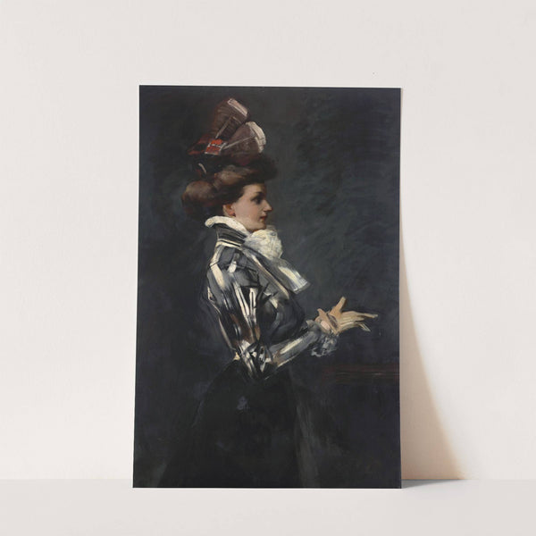 Damenbildnis by Ferdinand Freiherr von Reznicek