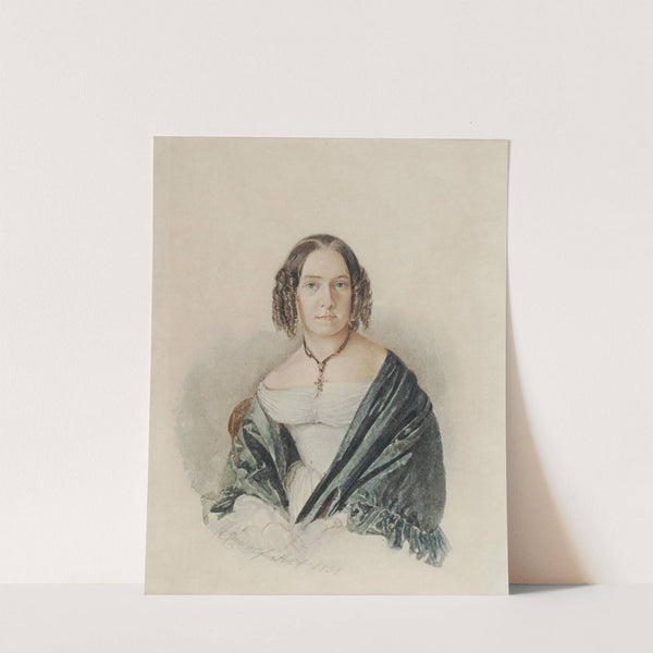 Damenporträt by Rudolf von Alt